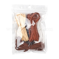 Cordon en simili daim 5 brins 5 couleurs&nbsp;LW-FS0001-01C