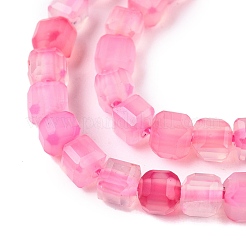 Окрашенные естественный агат бисер пряди G-T138-211H