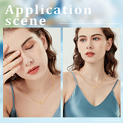 12 шт. 2-х цветные подвески-соединители из нержавеющей стали 304 STAS-BBC0002-20