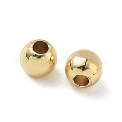 Perles solides en laiton&nbsp;X-KK-WH0034-02C-G