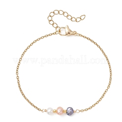 Браслеты из натурального культивированного пресноводного жемчуга&nbsp;BJEW-JB13173