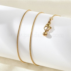 Ожерелье из нержавеющей стали 304 в виде змеиной цепи для женщин&nbsp;NJEW-G104-01G