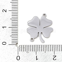 Подвески-коннекторы в виде клевера из нержавеющей стали 304 ко Дню Святого Патрика&nbsp;STAS-Z183-04P