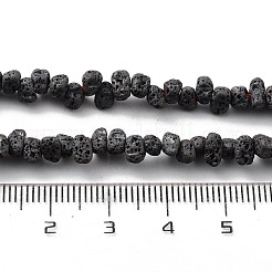 Fili di perle di roccia lavica naturale&nbsp;G-H303-C28