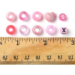 200шт 10 вида пластиковых перламутровых бусин FIND-FS0002-34