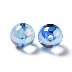 Placcatura uv perline acriliche iridescenti arcobaleno&nbsp;TACR-D010-01C