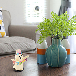 80шт акриловые плоские круглые фигурки дисплей базы KY-FG0001-08