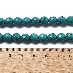 Синтетических нитей бирюзовые бусы G-L620-A01-8mm
