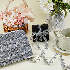 Нейлон и отделка из золотистого металлического кружева&nbsp;OCOR-WH0070-225B