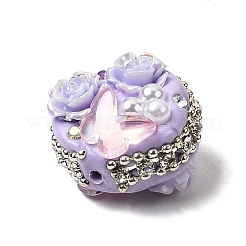 Ручной полимерной глины шариков Rhinestone&nbsp;CLAY-Z005-03C