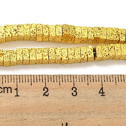 Гальванические бусины из натуральной лавы G-I360-F02