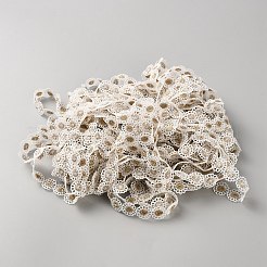 Металлизированная пряжа цветочная кружевная лента&nbsp;OCOR-WH20005-83A