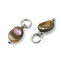 Paua naturale pendenti shell&nbsp;PALLOY-JF05290-02