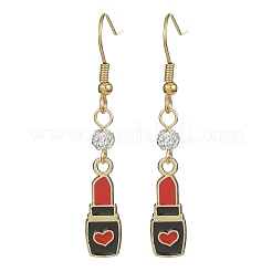 Серьги с подвесками из сплава эмали и полимерной глины EJEW-JE05355