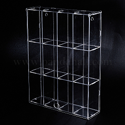 Витрина для сборки акриловых минифигурок с 12 слотом AJEW-WH0479-94B