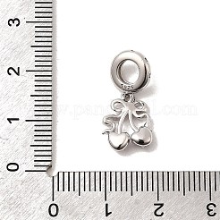 925 европейский подвесной брелок из стерлингового серебра STER-Z013-04P