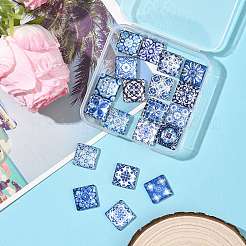 1 пакетик стеклянных кабошонов GGLA-FS0001-17