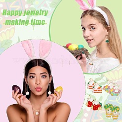 36шт 9 стиля подвески из сплава с эмалью&nbsp;ENAM-CJ0003-34