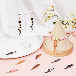 Подвески из эмали из сплава с покрытием 30 шт.&nbsp;ENAM-SC0005-09