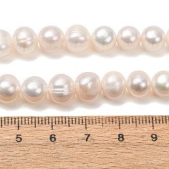 Fili di perle di perle d'acqua dolce coltivate naturali&nbsp;PA-CBABE82-06D