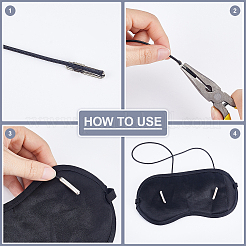 200 шт. Железные складные обжимные концы FIND-ME0001-91