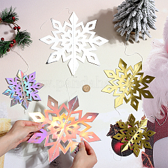 18 Stück 3 Stile Weihnachtsthema Kunststoffdekorationen&nbsp;DIY-SC0026-69