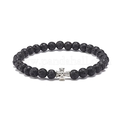 4 Uds. Juego de pulseras elásticas de unakita natural&nbsp;BJEW-JB08588