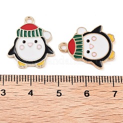Weihnachtsthema Fassbeschichtung Emaille-Anhänger aus Legierung&nbsp;LS-PALLOY-S192-01KCG-05