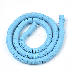 Полимерной глины ручной работы бисер нитей CLAY-R089-6mm-028