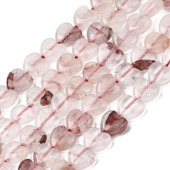 Натуральный гематоидный кварц / нитки из железистого кварца G-P575-C21-6mm