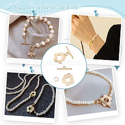 12 комплект латунных застежек-тоглов KK-GO0002-23