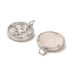 Латунные микро проложить кубического циркония подвески&nbsp;KK-P260-23P