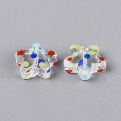 Hilos de abalorios de murano hechos a mano&nbsp;LAMP-N038-05F
