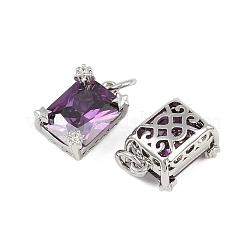 Латунь прокладывает кубические циркониевые прелести&nbsp;KK-L241-01P-01