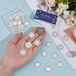 50 шт. подвеска из сплава с кабошоном&nbsp;FIND-SC0020-17