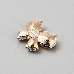 Cabochons de strass en alliage d'or clair&nbsp;FIND-WH0173-340D