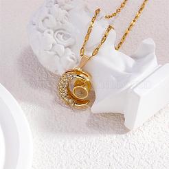 День матери луна кулон ожерелье я люблю тебя на 100 языке проекционное ожерелье из нержавеющей стали подвеска ювелирные изделия для женщин влюбленных мам подруг JN1115A