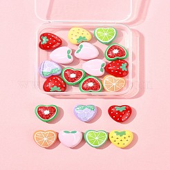 20шт 7 стиля непрозрачные акриловые бусины MACR-FS0002-22