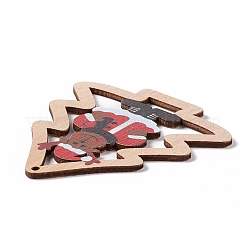 Gedruckte Holz große Anhänger&nbsp;FIND-H030-01