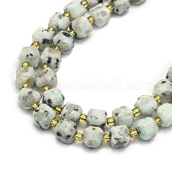 Природных кунжута яшмы бисер нитей G-I376-D61-01
