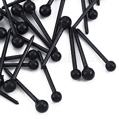 Маленькие пластиковые серьги-гвоздики EJEW-N022-01G