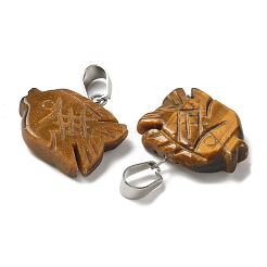 Природных тигровый глаз подвески&nbsp;G-B127-16P-04