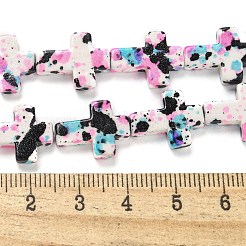 Синтетические бирюзовые бусины&nbsp;G-H060-01D