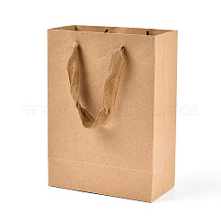 Набор из 10 подарочного пакета из крафт-бумаги двух размеров AJEW-T013-11