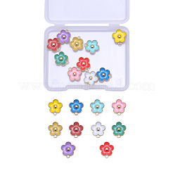 20 шт. 10 цвета позолоченные эмалевые подвески из сплава&nbsp;ENAM-CJ0001-65