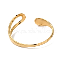 Браслеты-манжеты из нержавеющей стали для женщин&nbsp;BJEW-G719-16G