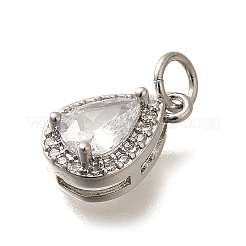 Латунные микро проложить кубического циркония подвески&nbsp;KK-U055-01P-02