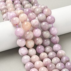 Природные кунцит бисер нитей G-L478-11-12mm-01