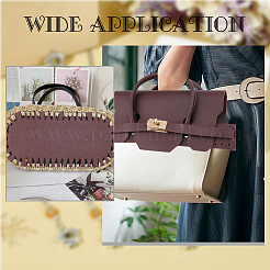 1шт. сумка из искусственной кожи и комплект из дна сумки&nbsp;AJEW-CL0001-61B