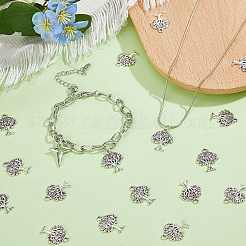 Сплавочные подвески тибетского стиля&nbsp;FIND-DC0006-12C